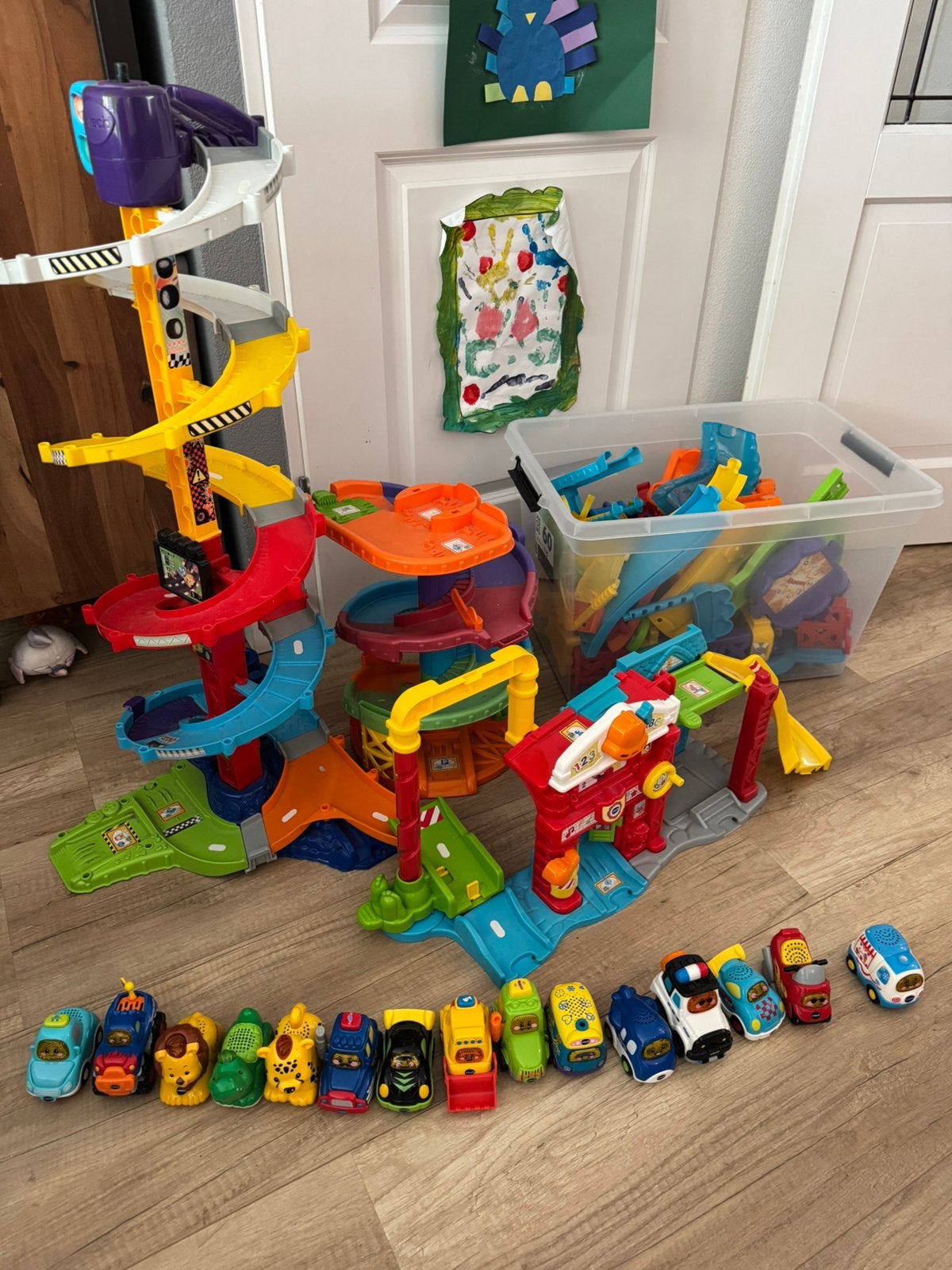 Toet toet auto’s plus accessoires., Ophalen, Gebruikt, 2 tot 4 jaar
