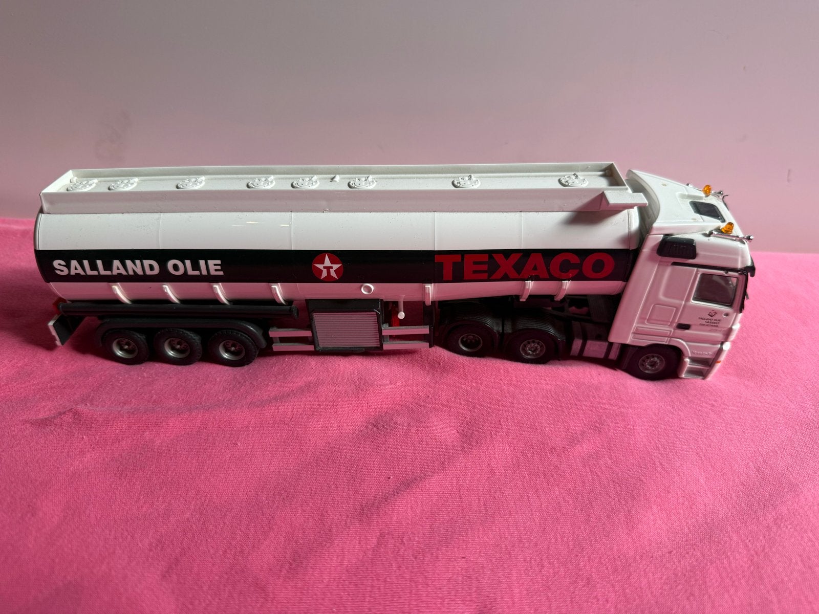 Witte Texaco Salland Olie Tankwagen Model, 1:32 tot 1:50, Zo goed als nieuw, Truck, Ophalen