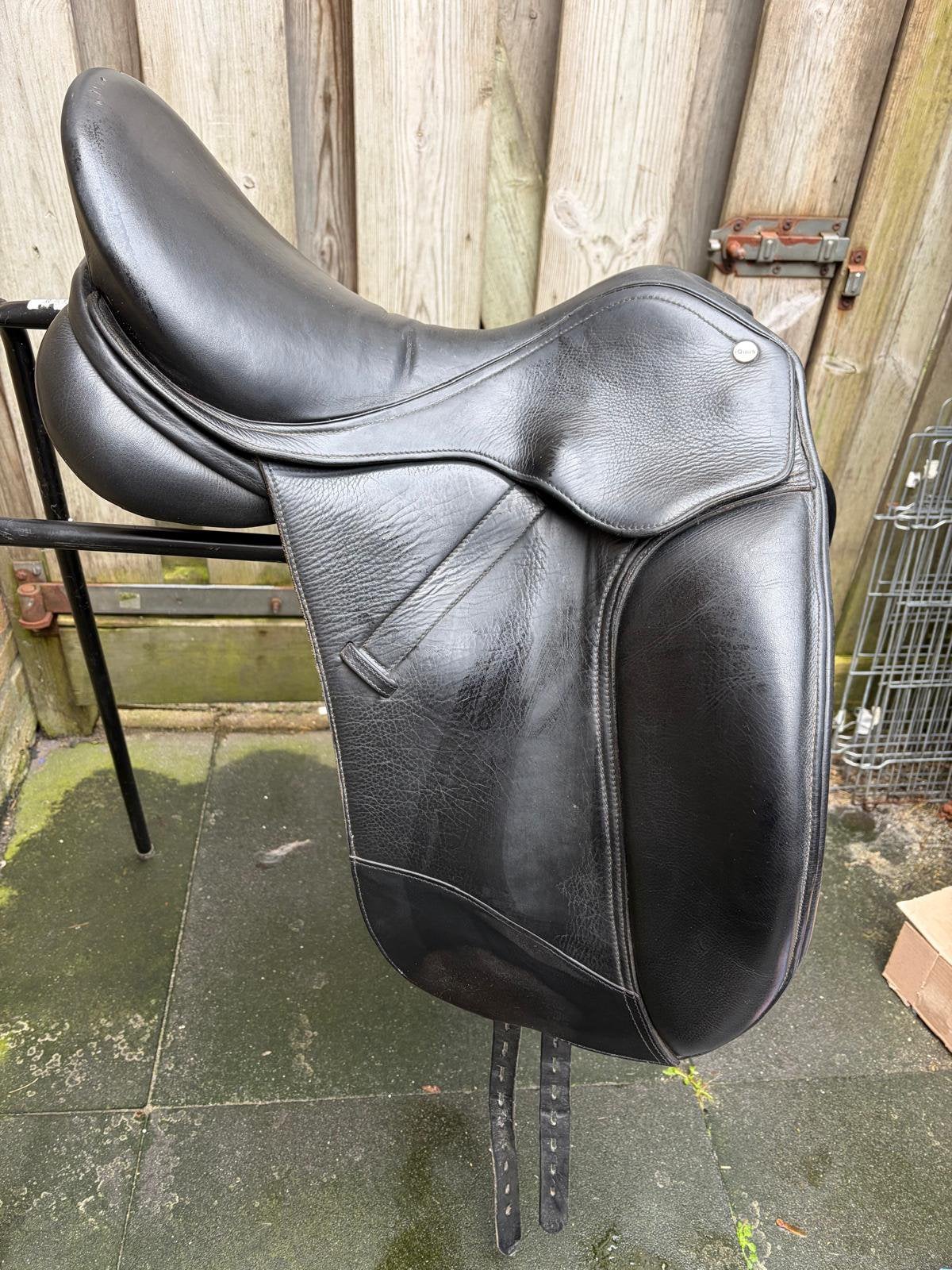 Pony zadel 17 inch, Ophalen, Gebruikt, Dressuur, M (17 inch)