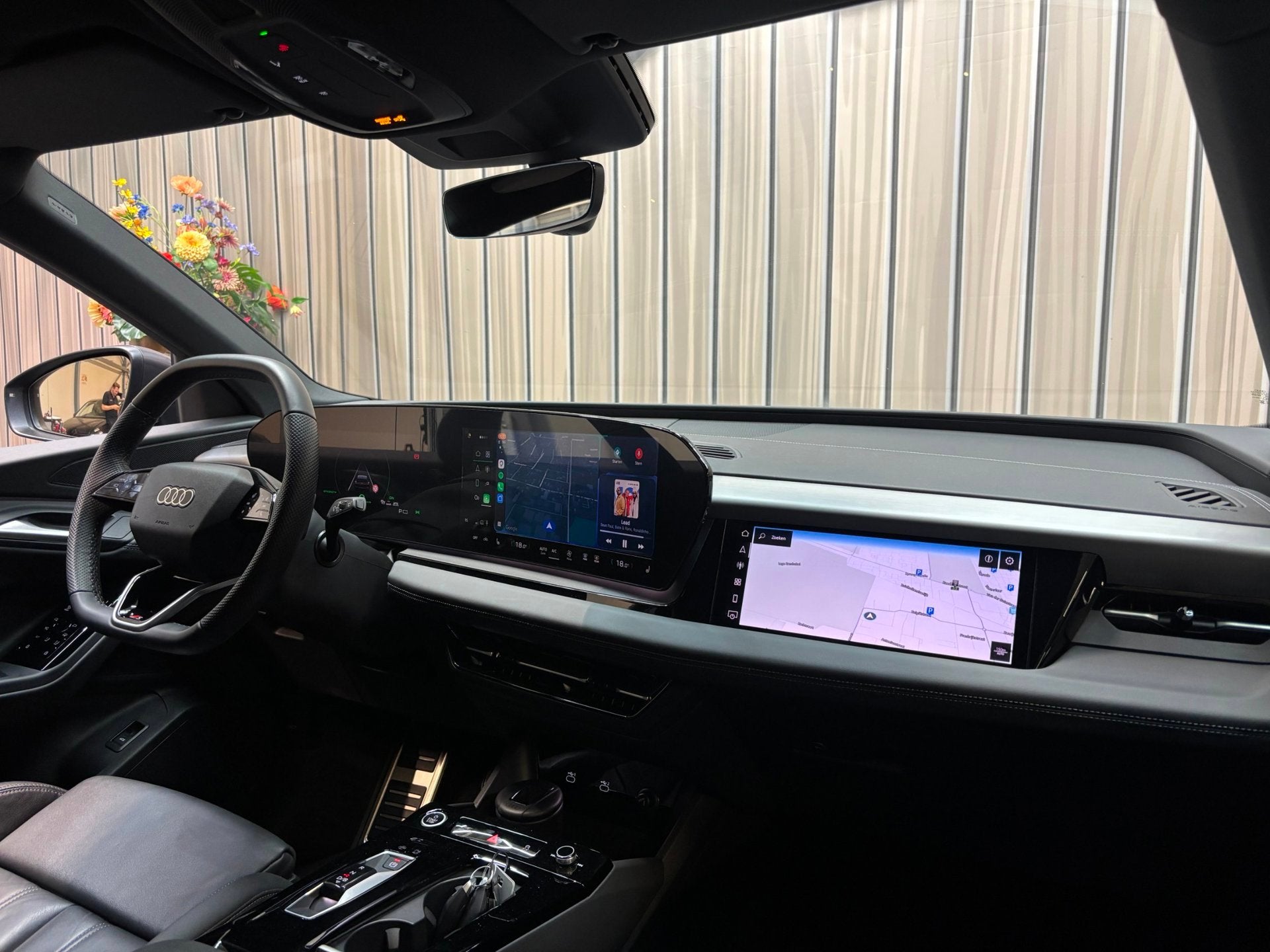 Audi Q6 e-tron S edition quattro 100 kWh|387PK|ACC|Stoel-stu, Auto's, Automaat, Gebruikt, Leder, 625 km