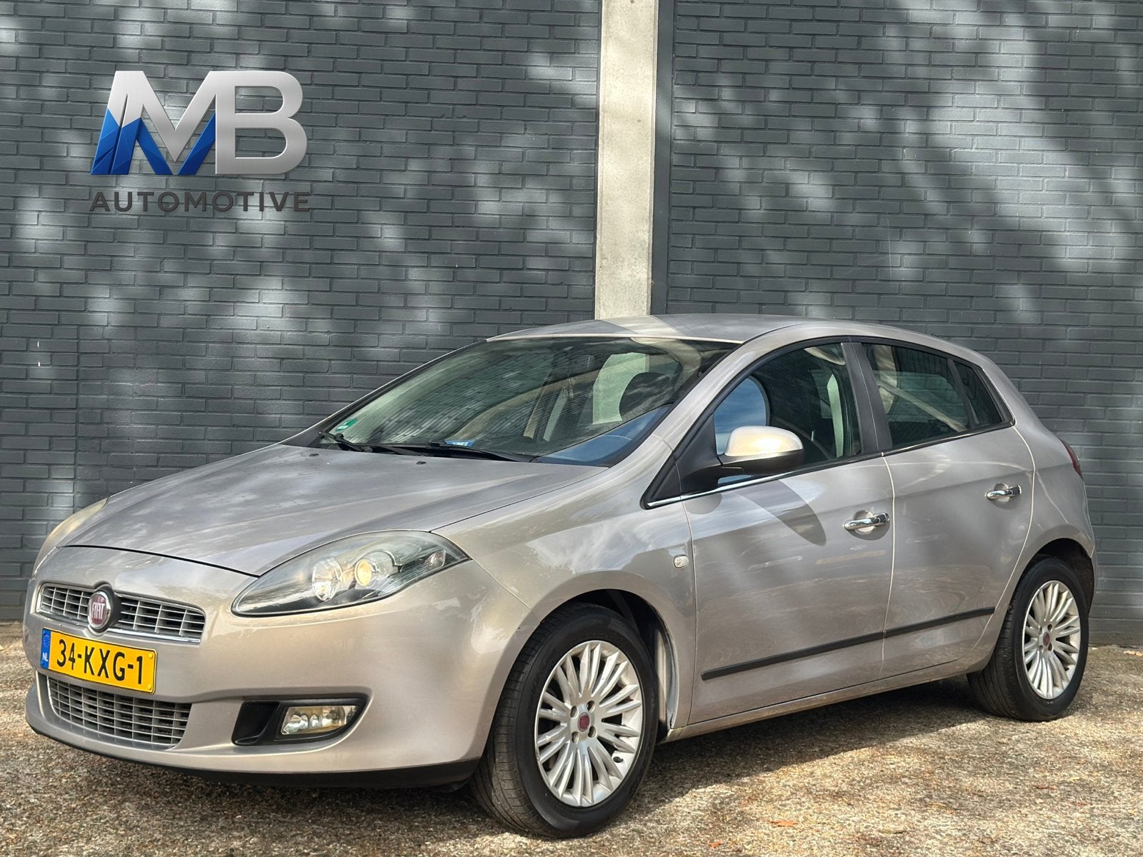 FIAT BRAVO/APK/CLIMA/NETJES, Auto's, Fiat, Bedrijf, Bravo, Benzine, B, Hatchback, Handgeschakeld, Origineel Nederlands, Beige