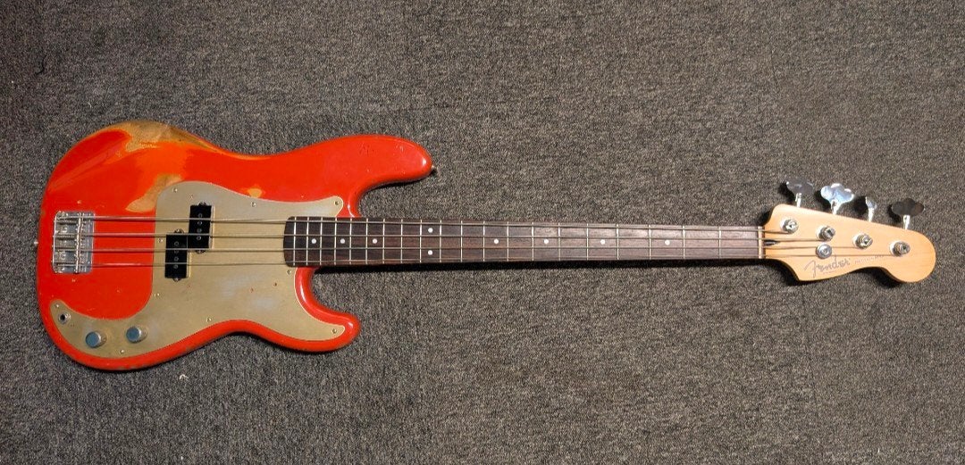 Fender Road Worn '50s Precision Bass (met USA rosewood neck, Ophalen, Gebruikt, Elektrisch
