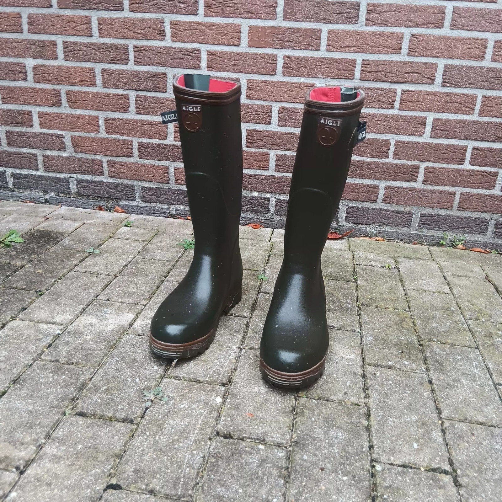 Aigle laarzen maat 45 - Groen, Aigle, Overige kleuren, Boots, Ophalen of Verzenden
