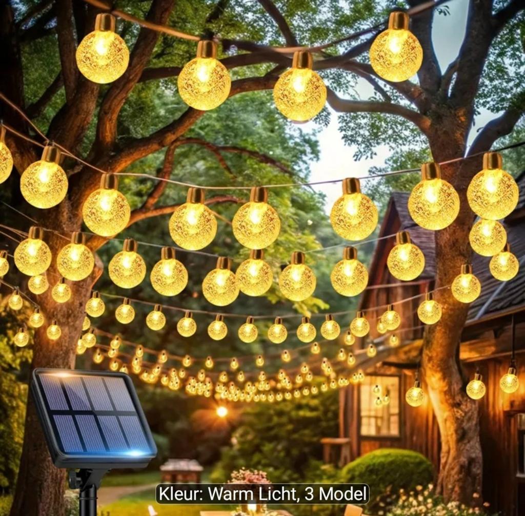 Solar LED Lichtslinger 3 verschillende modelen - Warm Wit, Zonne-energie, Kunststof, Minder dan 50 watt, Overige typen