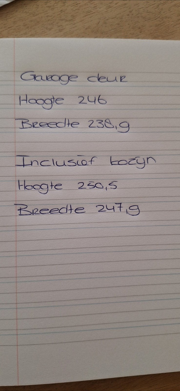 Dubbele houten garagedeuren (incl. kozijn), Ophalen, Gebruikt, Garagedeur, Hout