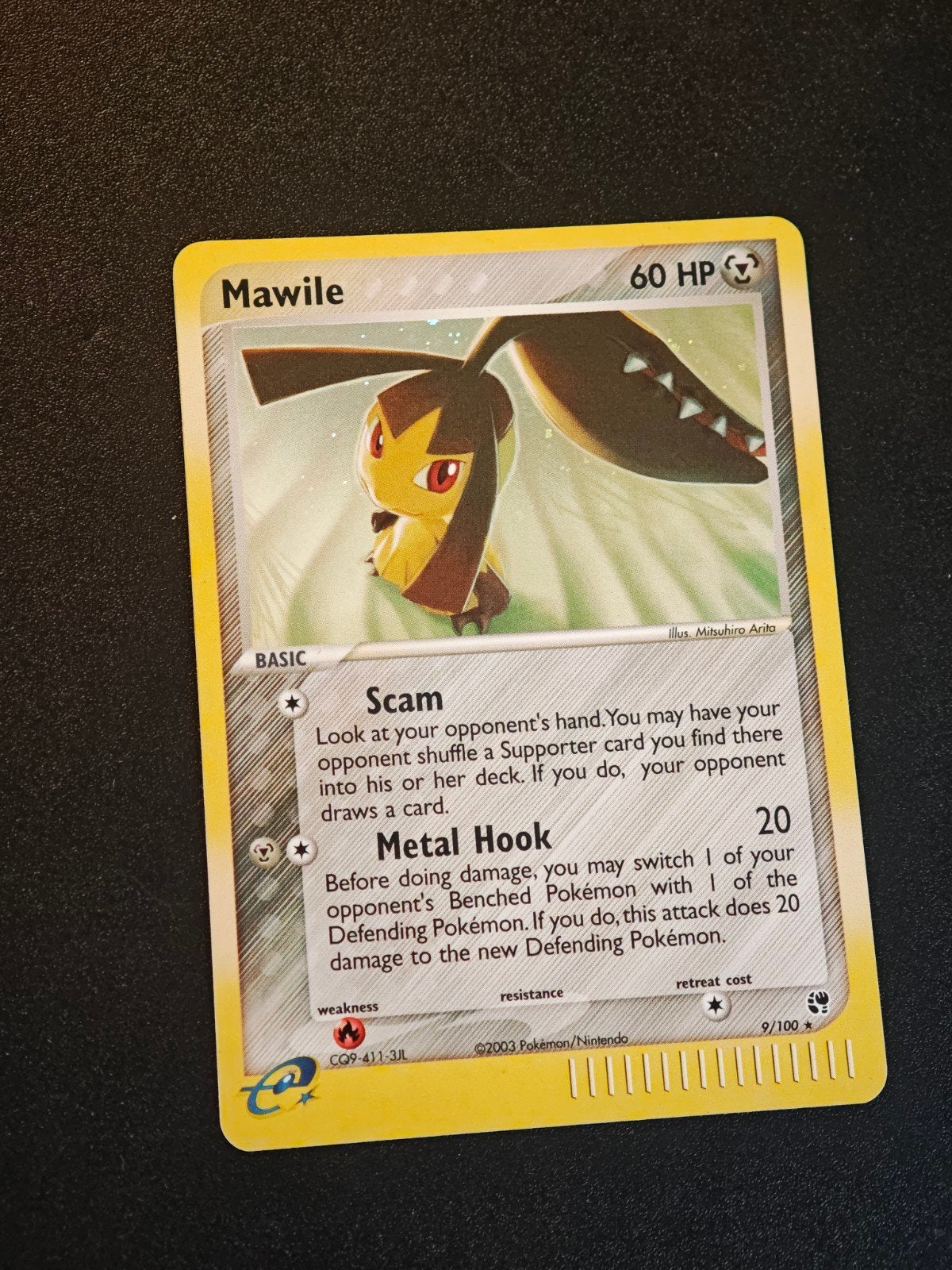 Mawile 9 holo EX Sandstorm, Ophalen of Verzenden, Zo goed als nieuw
