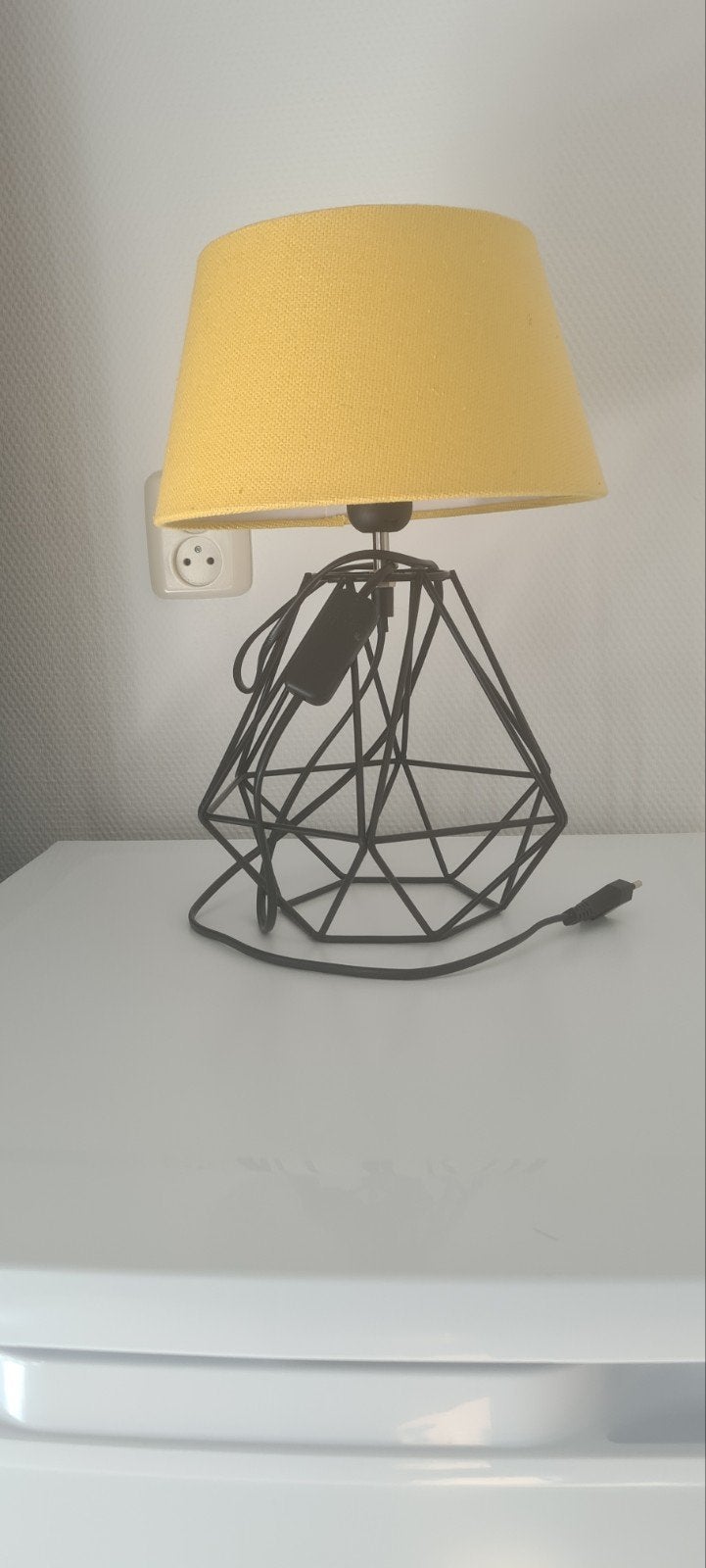 Tafellamp, Metaal, Tafellamp, Meerkleurig, Rond