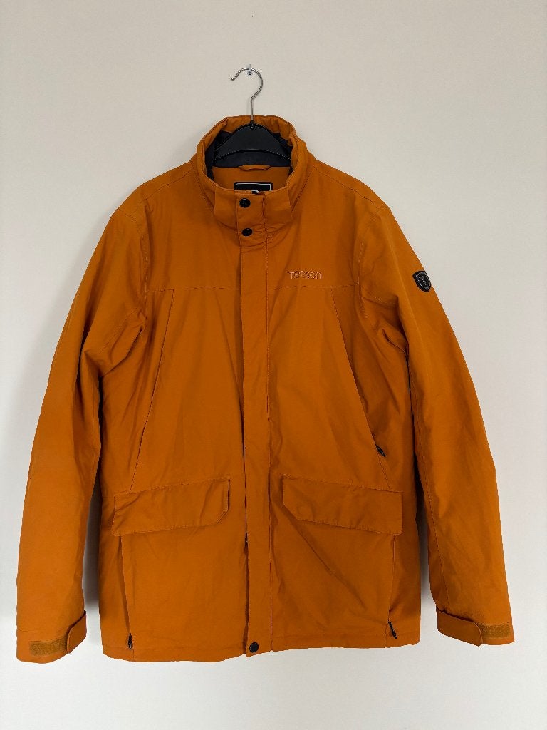 Tenson winterjas, Maat 48/50 (M), Oranje, Ophalen of Verzenden, Zo goed als nieuw
