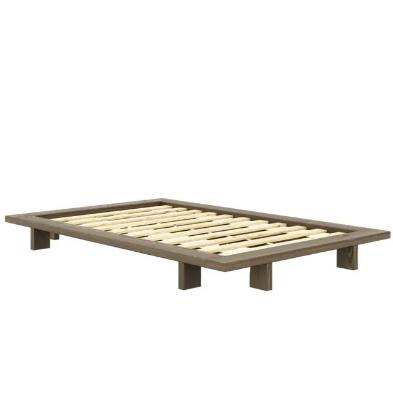 Karup futonbed Japan carob bruin 160x200cm, Huis en Inrichting, Slaapkamer | Bedden, Ophalen, Gebruikt, Bruin, Tweepersoons