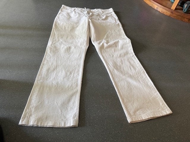 Zoi witte lange broek, Maat 38/40 (M), Wit, Ophalen of Verzenden, Zoi