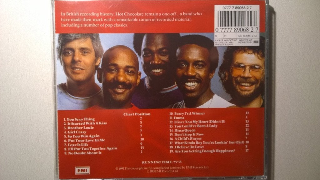 Hot Chocolate - Their Greatest Hits, Ophalen of Verzenden, Zo goed als nieuw, Soul, Album