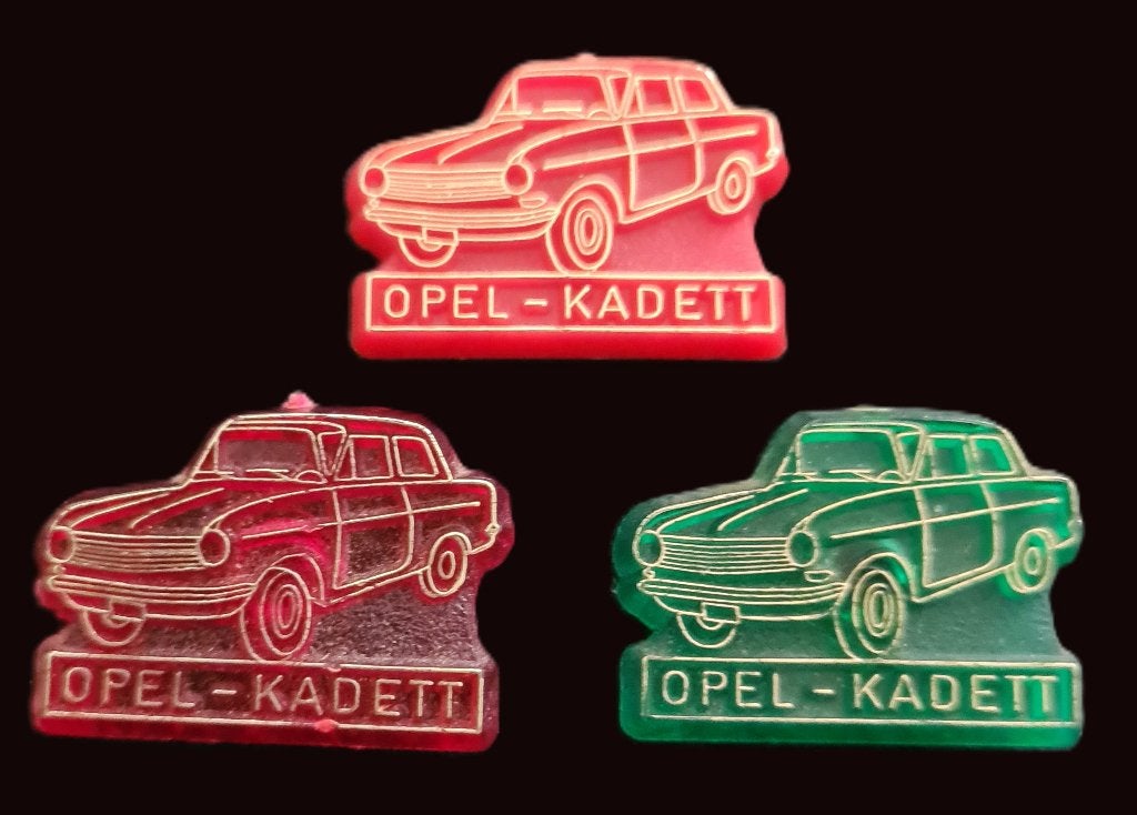 Opel-Kadett spelden- 3 stuks, Verzenden, Nieuw, Transport, Speldje of Pin