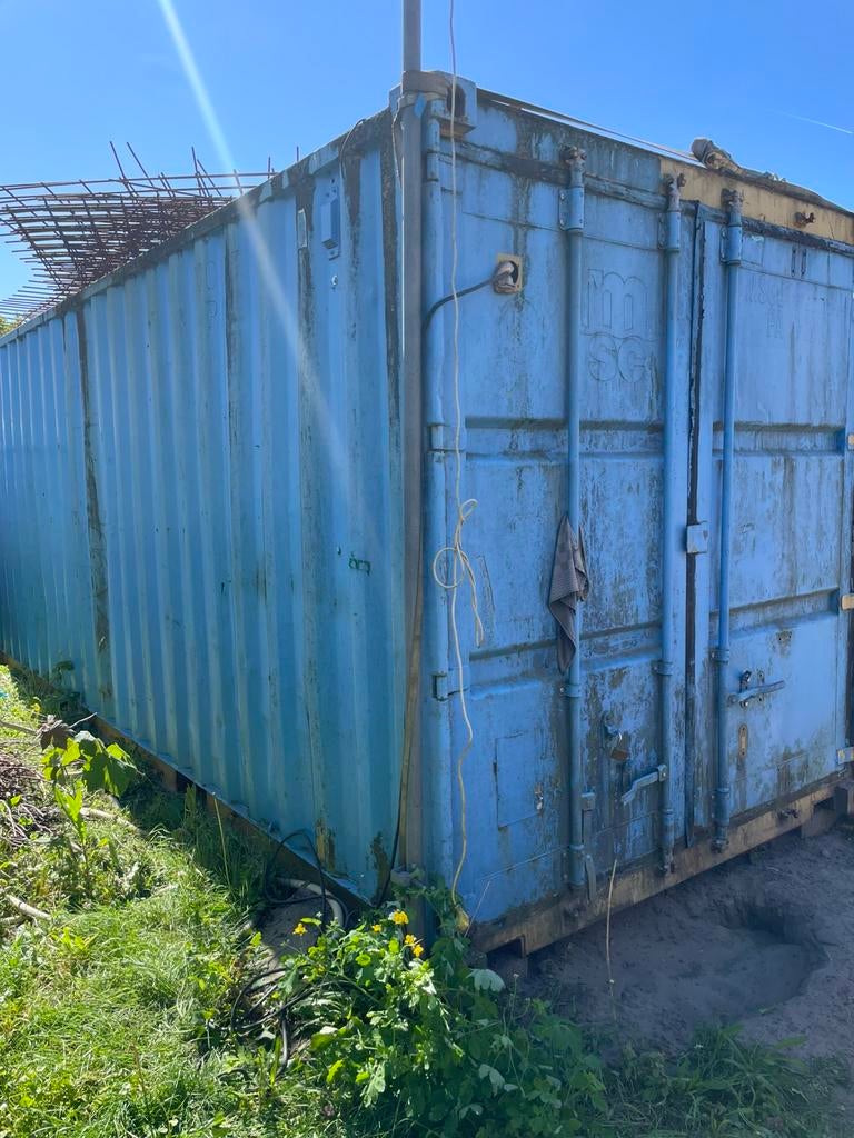 Zeecontainer/ bouwcontainer, Ophalen