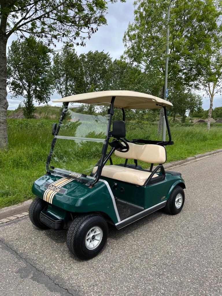 Electrische golfkar met splinter NIEUWE ACCU’S perfect, Ophalen, Zo goed als nieuw, Golfkar