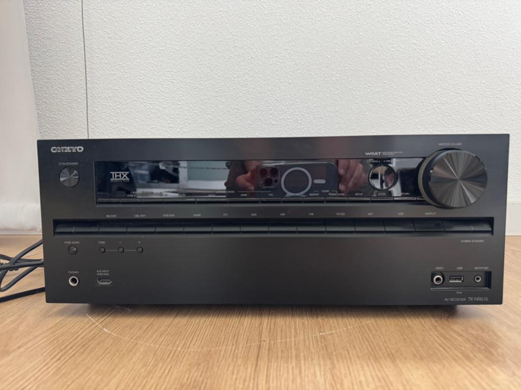 Onkyo TX-NR616 AV Receiver, Audio, Tv en Foto, Versterkers en Receivers, Ophalen, 120 watt of meer, Onkyo, Gebruikt