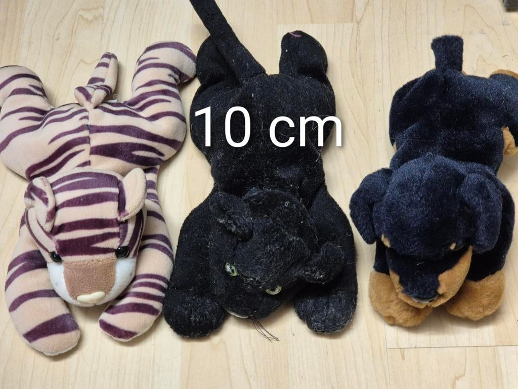 (Z) 3 liggende knuffels (nieuw), Overige typen, Nieuw, Ophalen of Verzenden, Wasbaar