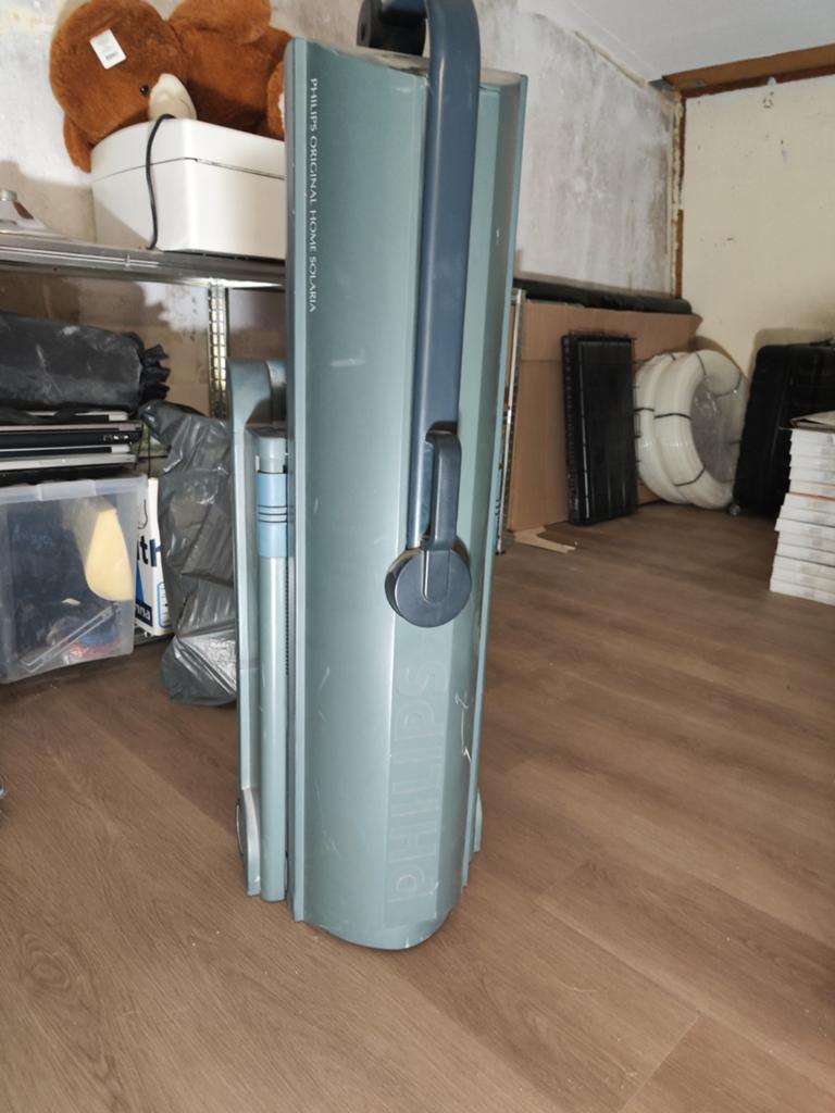 Philips Zonnebank HB 812/A - Werkend en Compleet, Witgoed en Apparatuur, Zonnebanken en Gezichtsbruiners, Ophalen, Gebruikt, Zonnebank enkelzijdig