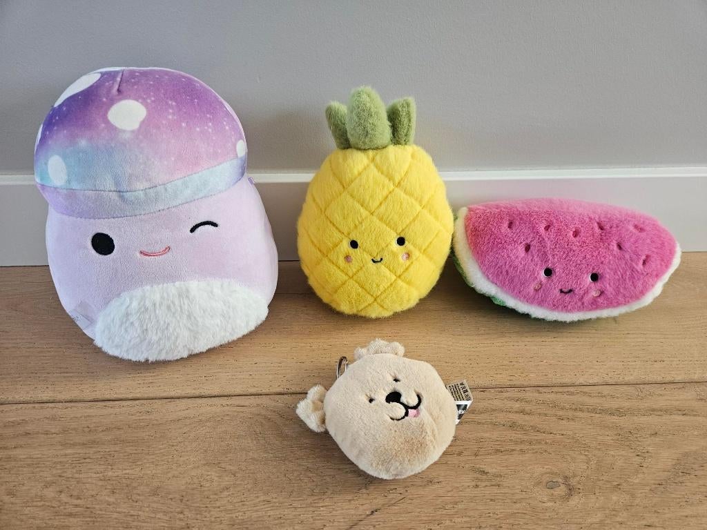 Leuke knuffels!, Overige karakters, Zo goed als nieuw, Meerkleurig, Klein (minder dan 20 cm)