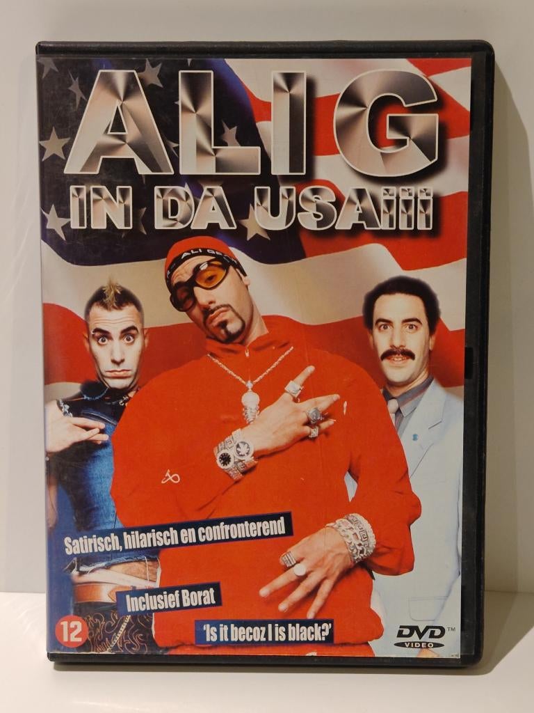 Ali G in da USAiii Sacha Baron Cohen Satirische Comedy Borat, Cd's en Dvd's, Dvd's | Komedie, Alle leeftijden, Ophalen of Verzenden