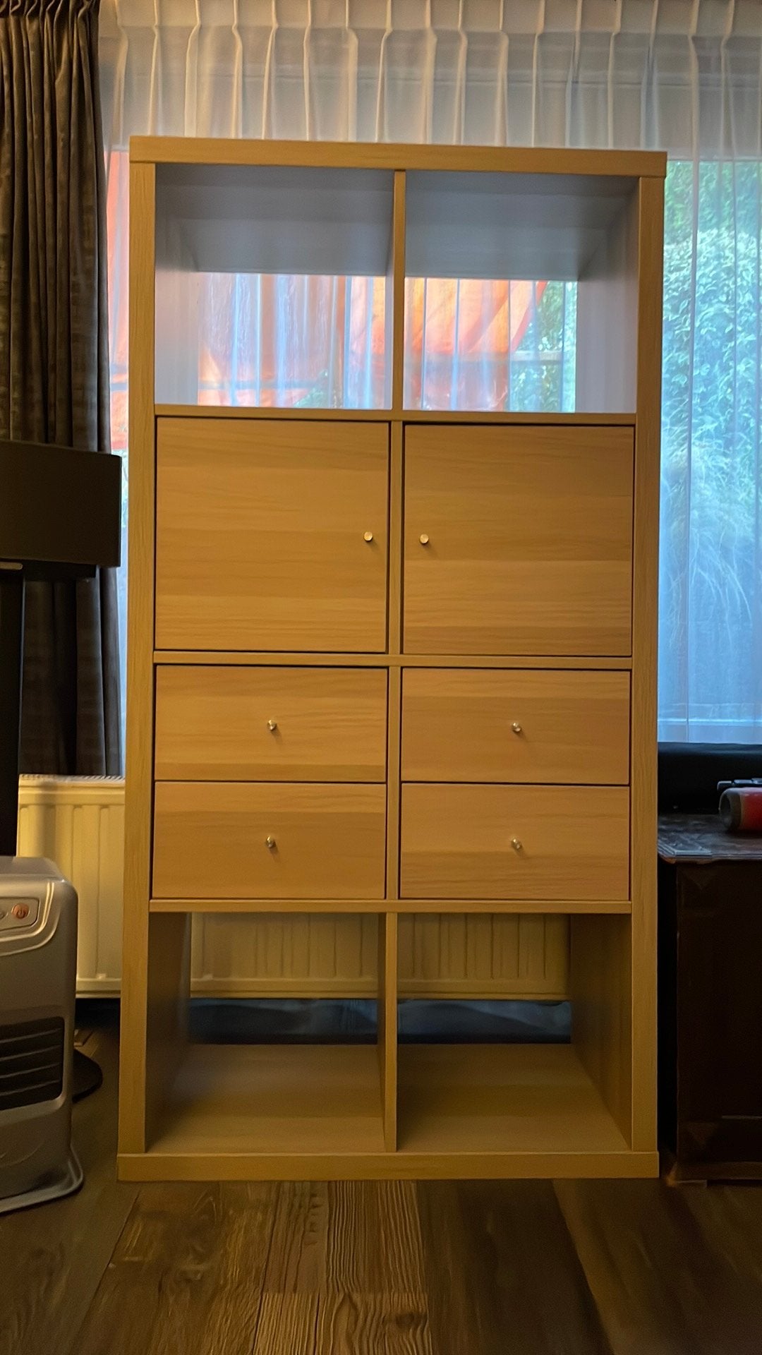 2 x Kalaxkast 8 vaks 77x147 met 4 laatjes en 2 deurtjes, Huis en Inrichting, Kasten | Wandmeubels, Ophalen, Zo goed als nieuw