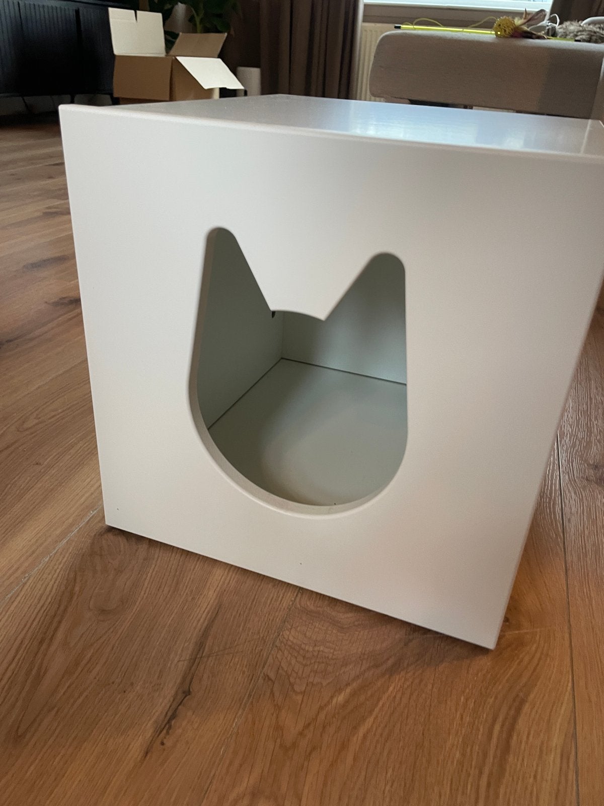 Kallax kattenhuis wit, Ophalen