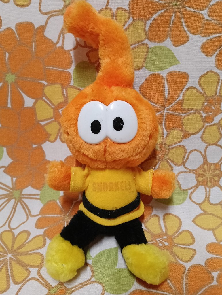 Vintage Snorkel knuffel, Verzenden, Gebruikt, Oranje, Overige typen