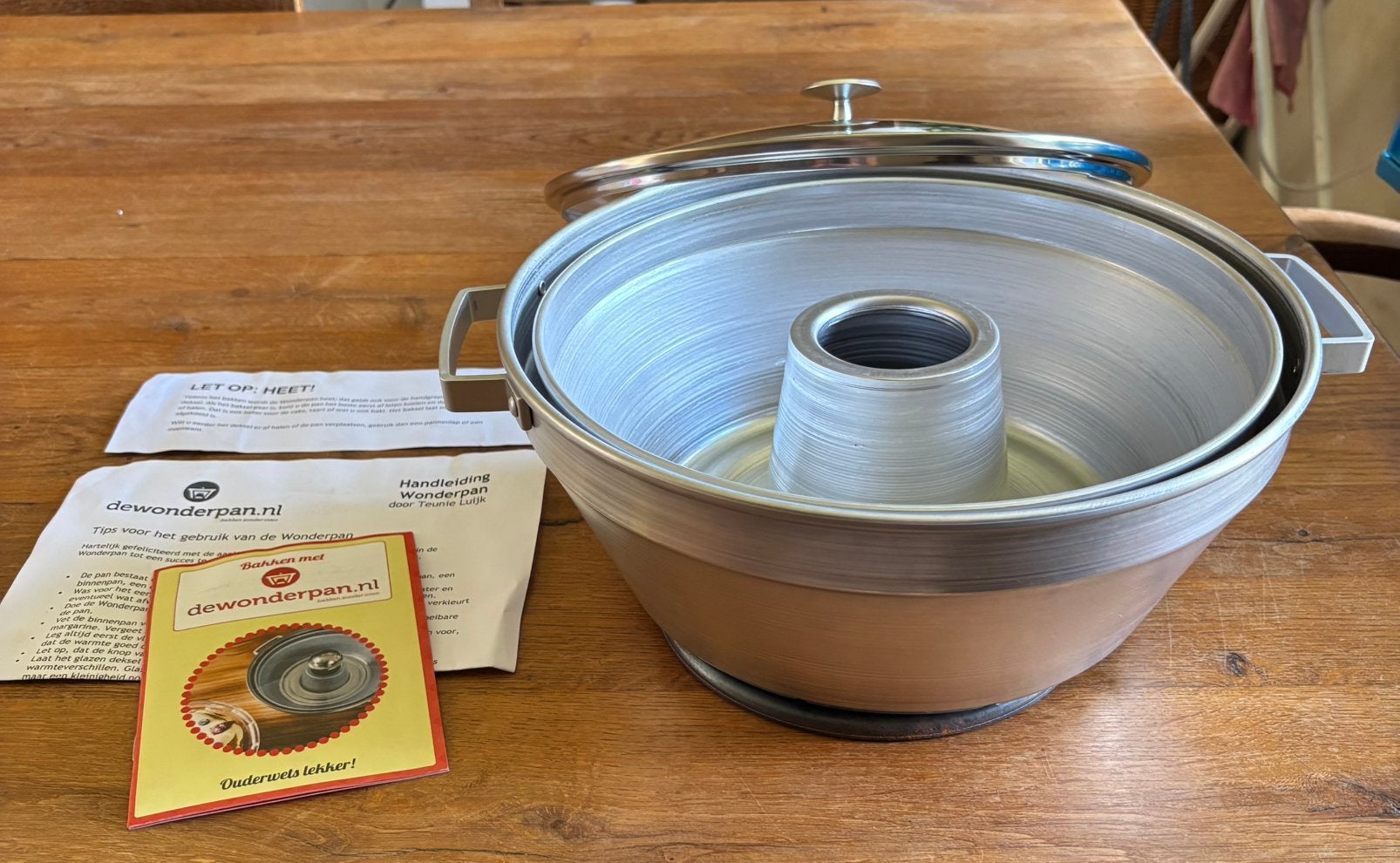 Wonderpan - Bakken zonder oven, 2 tot 3 liter, Ophalen, Zo goed als nieuw, 1 snelheid