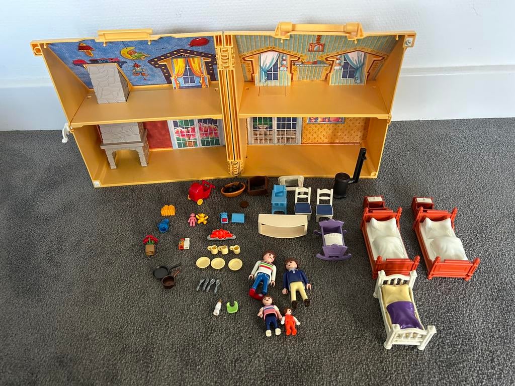 Playmobil draagbaar huis, Ophalen of Verzenden, Zo goed als nieuw