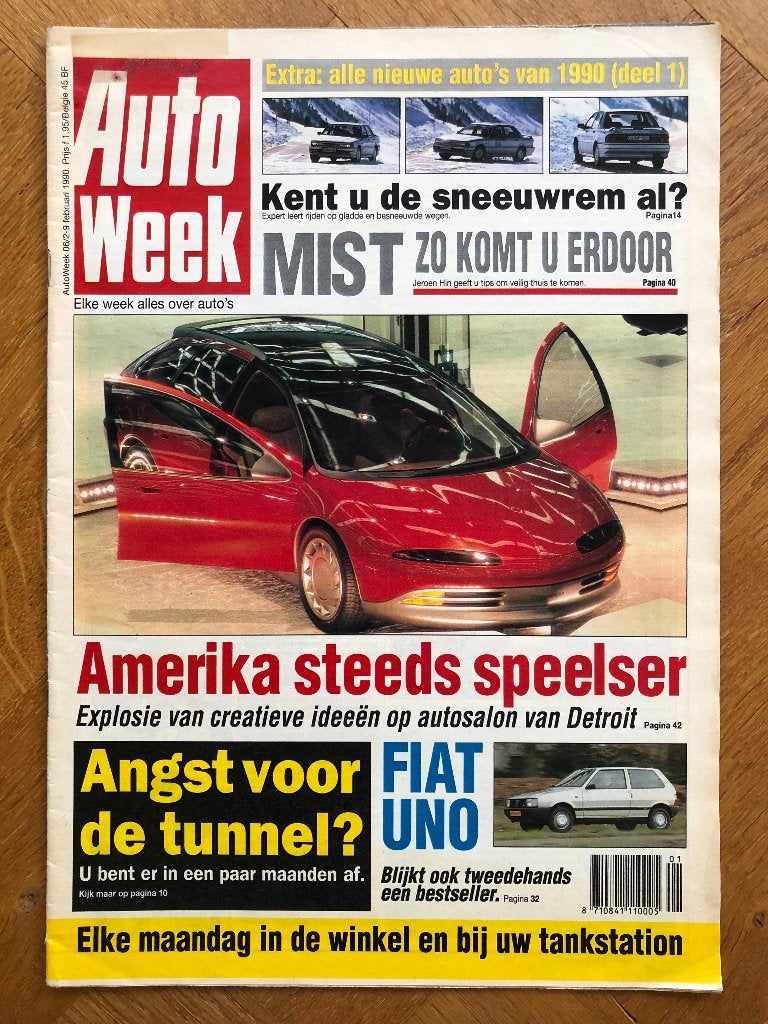 Autoweek nr. 6 1990, Verzenden, Nieuw, Autoweek, Algemeen