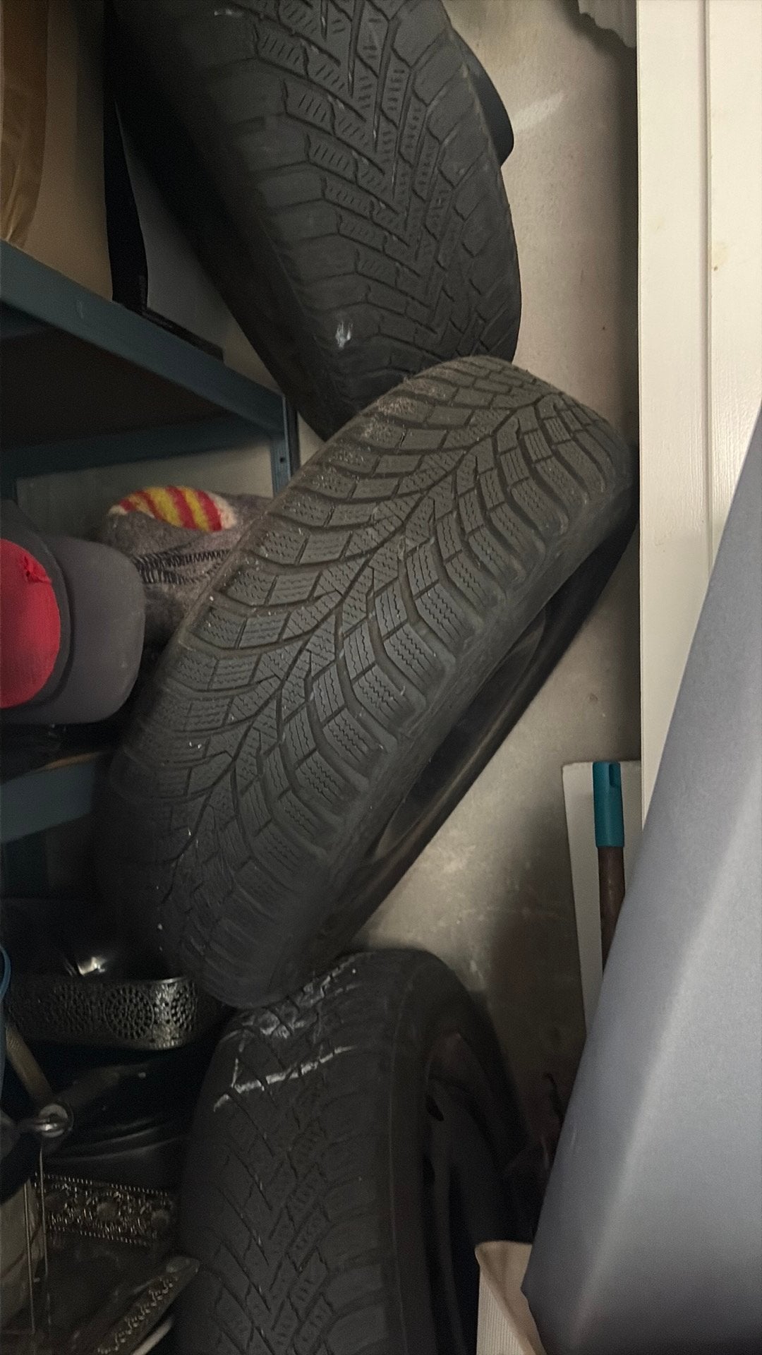 Winterbanden met velg voor polo 6R, Ophalen, Gebruikt