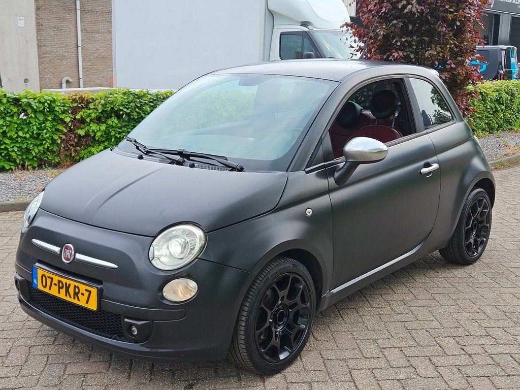 Fiat 500 0.9 TwinAir Blackjack, Auto's, Fiat, Bedrijf, Te koop, ABS, Airbags, Airconditioning, Bi-Xenon koplampen, Bluetooth, Centrale vergrendeling