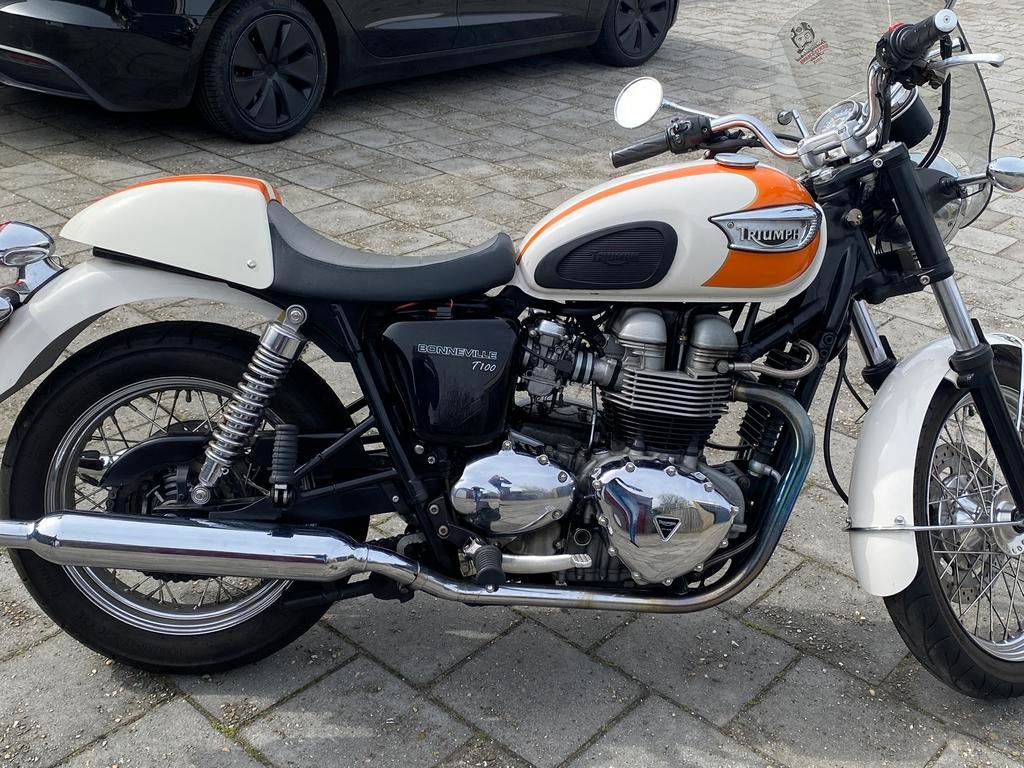 Triumph Bonneville T100 uit 2007, 2 cilinders, Occasion, Motorrijbewijs A, Particulier