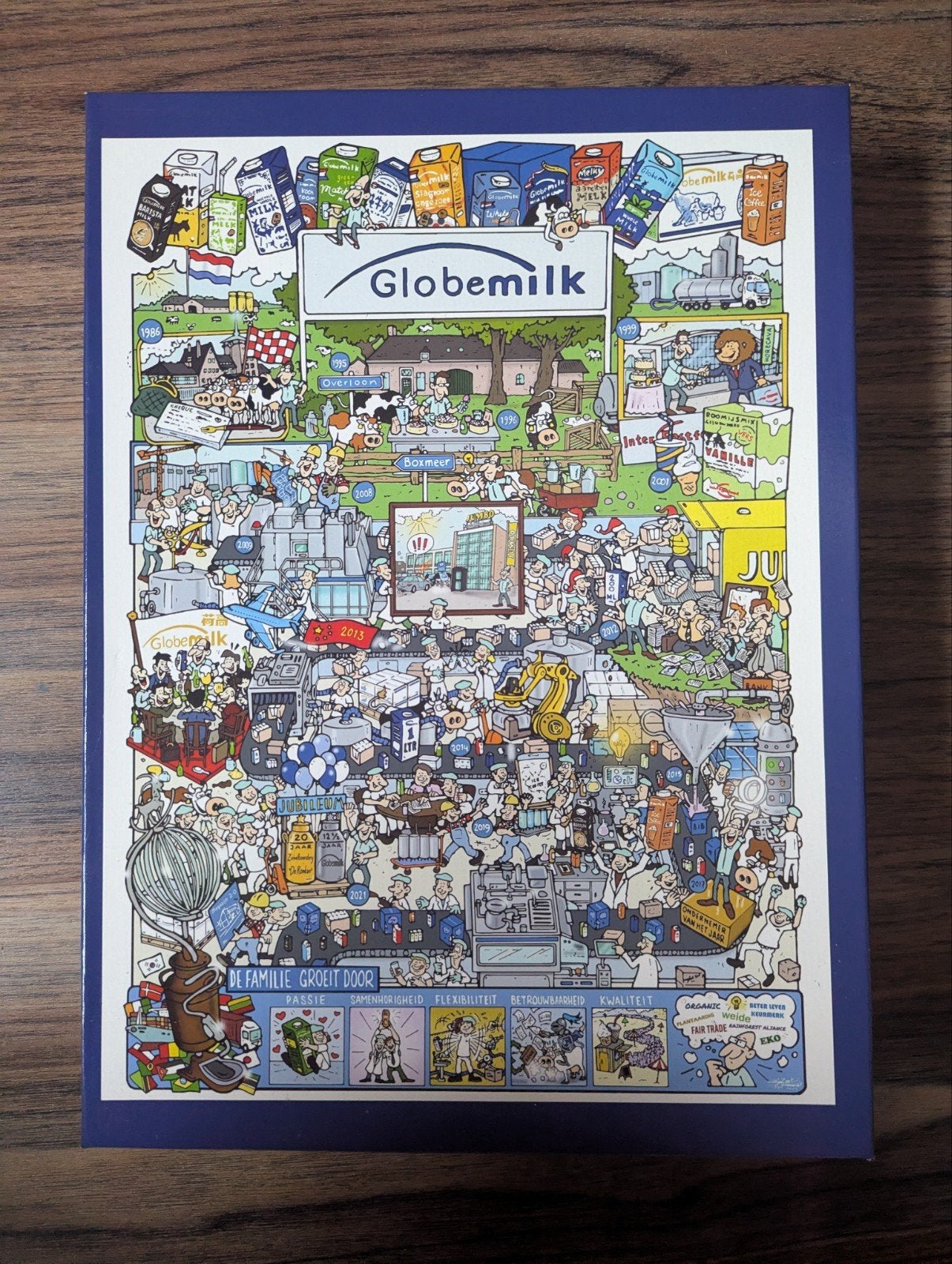 Globemilk legpuzzel 1000 stukjes - NIEUW!, Ophalen of Verzenden, 500 t/m 1500 stukjes, Nieuw, Legpuzzel