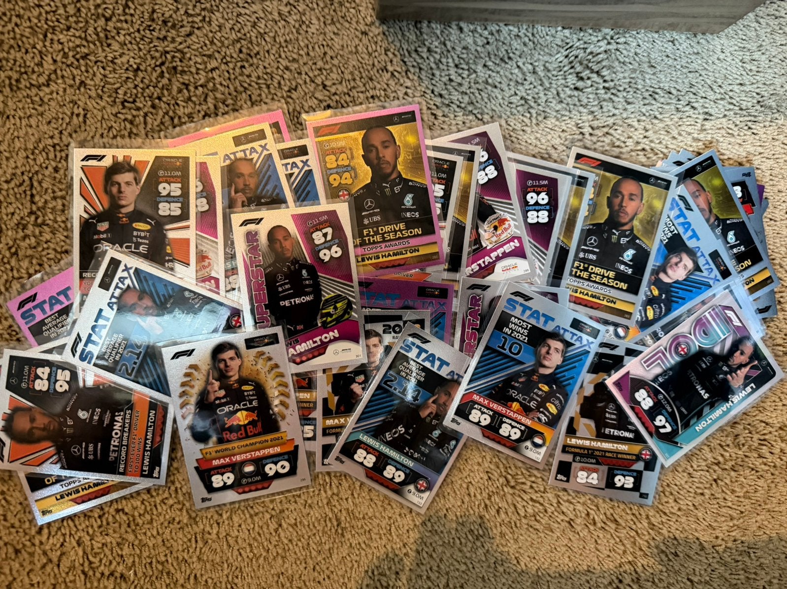 2500+ originele Topps Formula 1 Turbo Attax 2022 kaarten., Verzenden, Zo goed als nieuw, Meerdere plaatjes