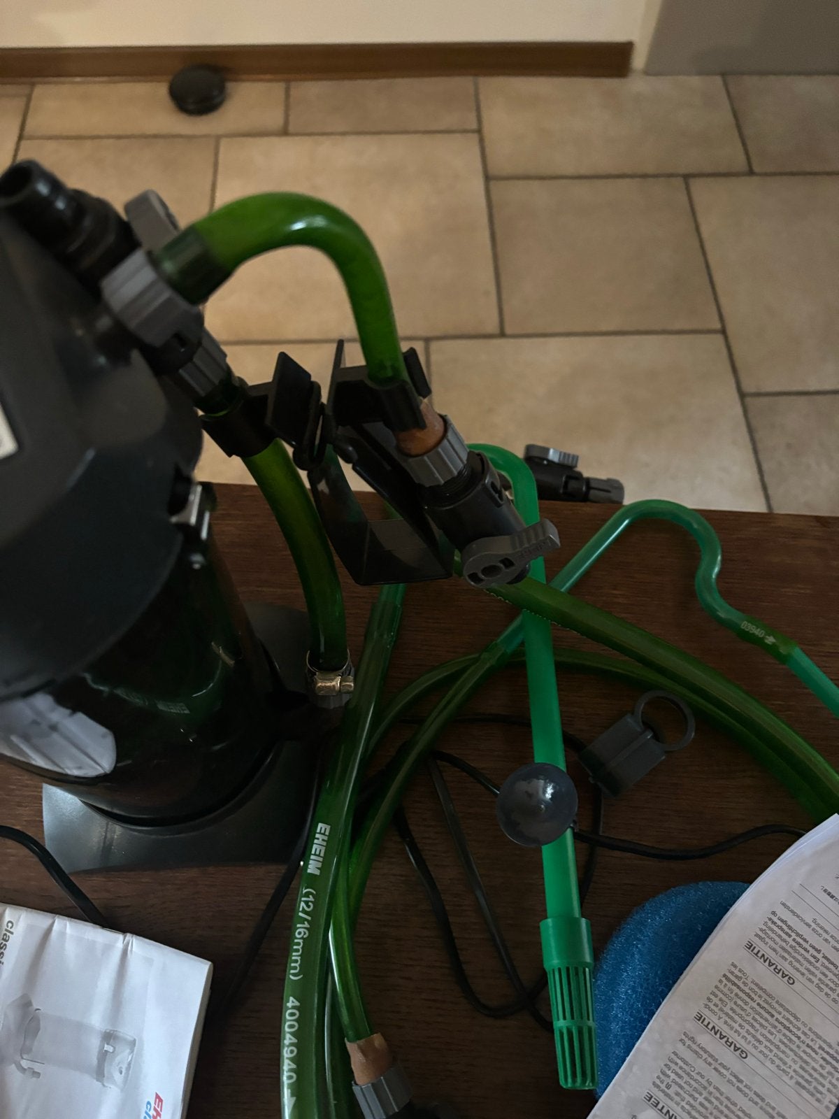 Extrene aquarium pomp/filter, Ophalen, Zo goed als nieuw, Eheim, Inclusief toebehoren