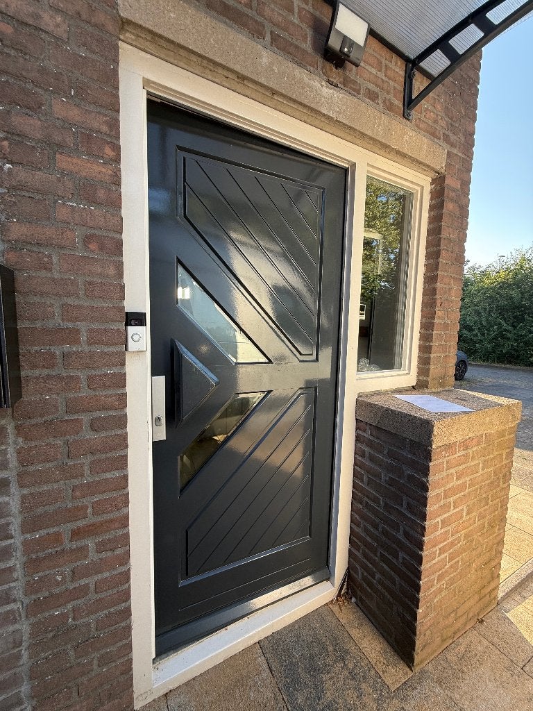 VOOR DEUR maat 211x 92 met driepuntssluiting, Ophalen, Gebruikt, 80 tot 100 cm, Buitendeur