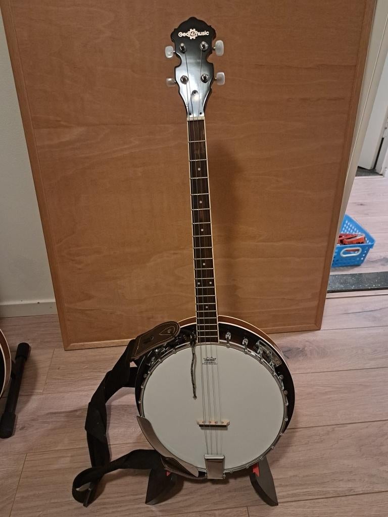 4-snarige tenor banjo beginner, Muziek en Instrumenten, Snaarinstrumenten | Banjo's, Ophalen, Zo goed als nieuw, Tenorbanjo