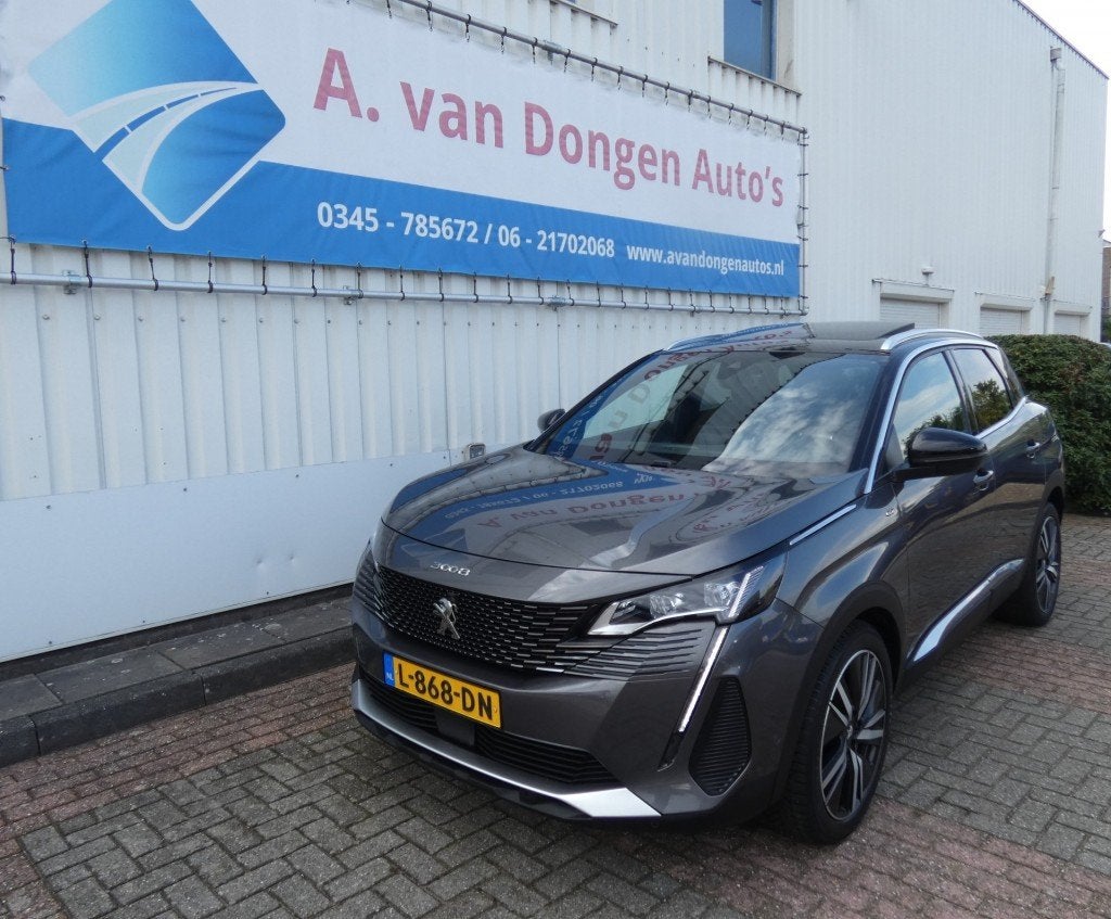Peugeot 3008 1.2 PURETECH GT-Line Automaat,Led,ACC,Pano,Mass, Auto's, Automaat, Gebruikt, 1199 cc, Bedrijf