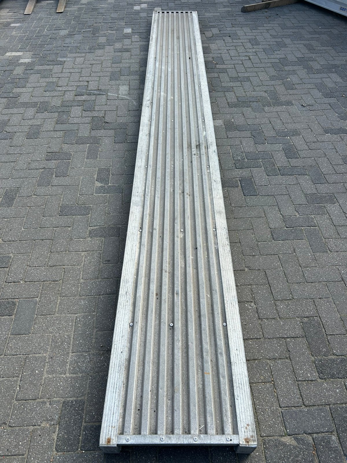Layher aluminium werkbrug / loopbrug 6.20m & 5.20m, Doe-het-zelf en Verbouw, Ophalen, Overige typen, 5 meter of hoger