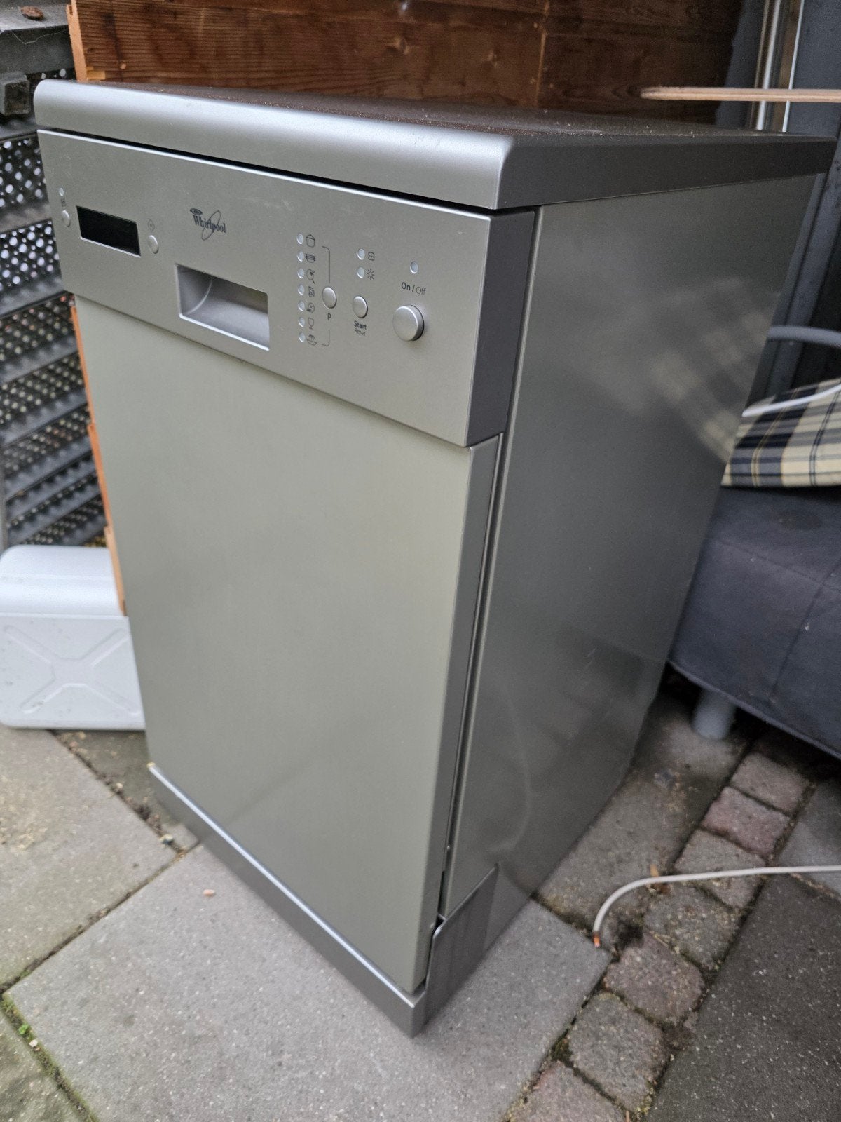 Whirlpool vaatwasser - Vrijstaand en goed onderhouden, Ophalen, Gebruikt, Vrijstaand, 45 tot 60 cm