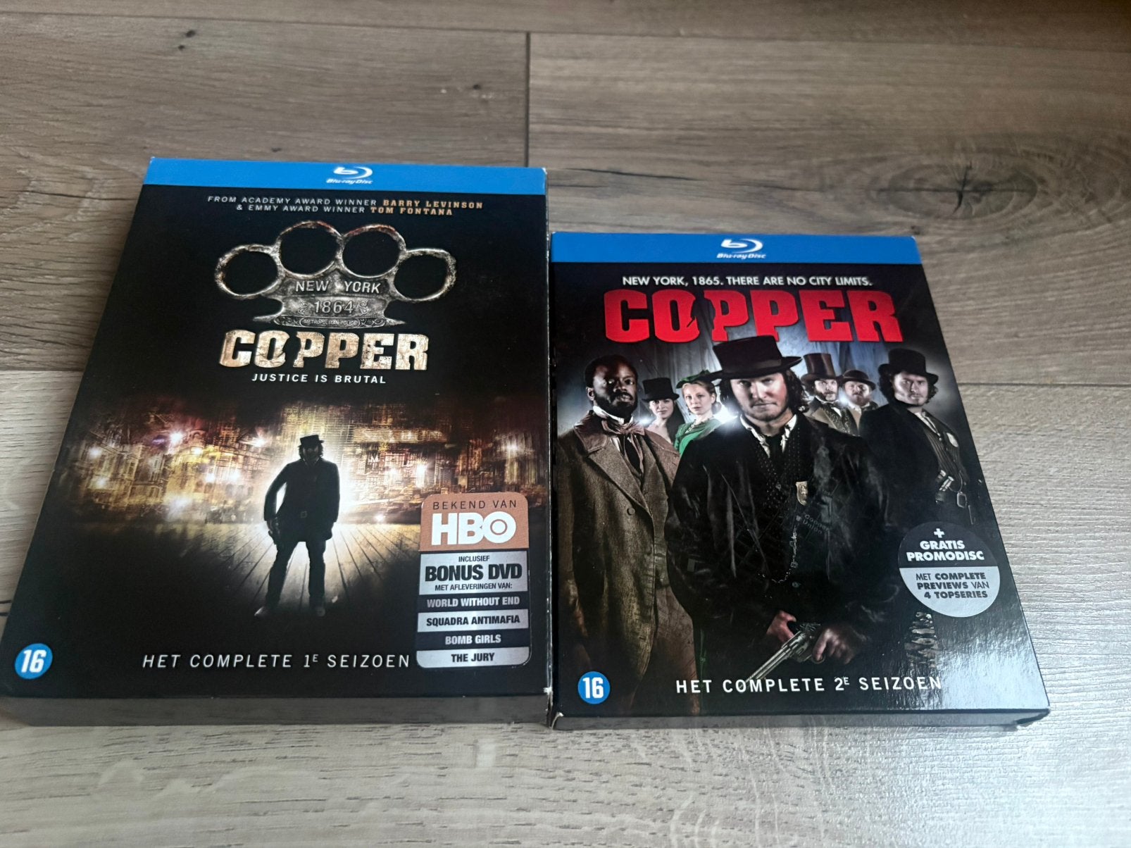 Copper complete serie blu ray nederlsndse uitgave, Ophalen of Verzenden, Zo goed als nieuw, Actie