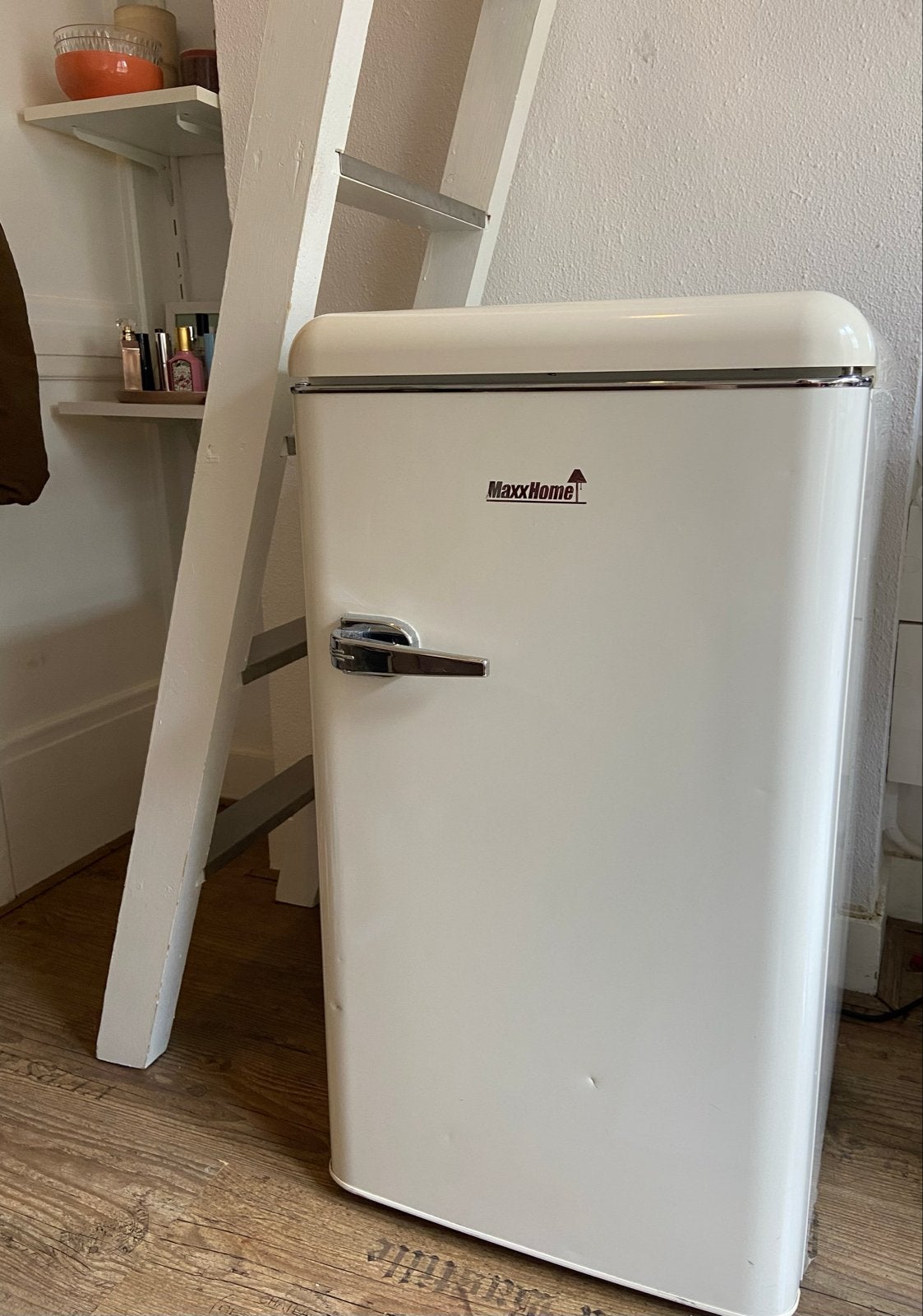 MaxxHome Koelkast met vriesvak Retro design, 85 tot 120 cm, 75 tot 100 liter, Ophalen of Verzenden, Zo goed als nieuw