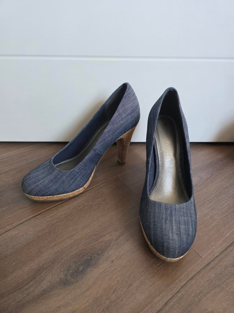 Hakschoen maat 38 jeans look, Ophalen of Verzenden