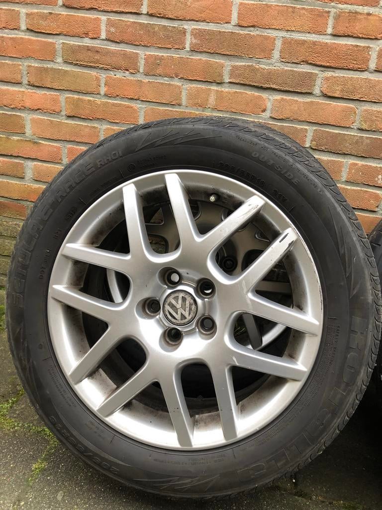 Volkswagen velgen met banden - 16 inch, Auto-onderdelen, Ophalen of Verzenden, Gebruikt
