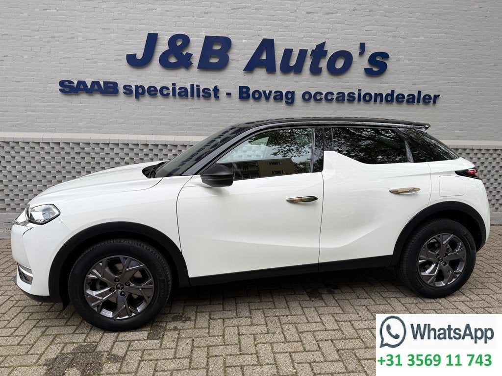 DS DS 3 Crossback 1.2 PureTech Carplay Automaat Onderhoudsbo, Auto's, DS, Stof, Gebruikt, 1199 cc, Wit