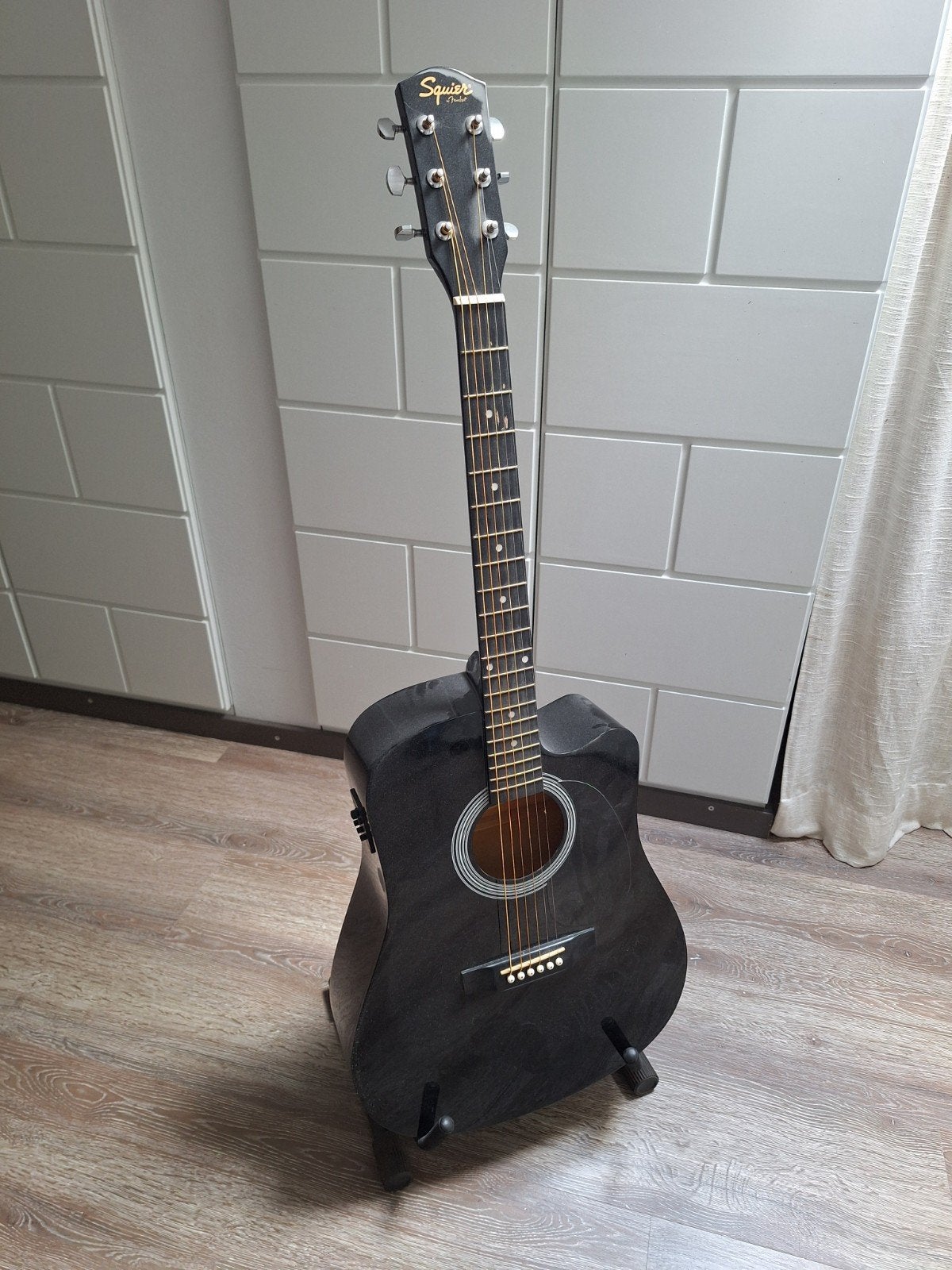 Squier by Fender SA-105CE akoestische gitaar met element, Ophalen