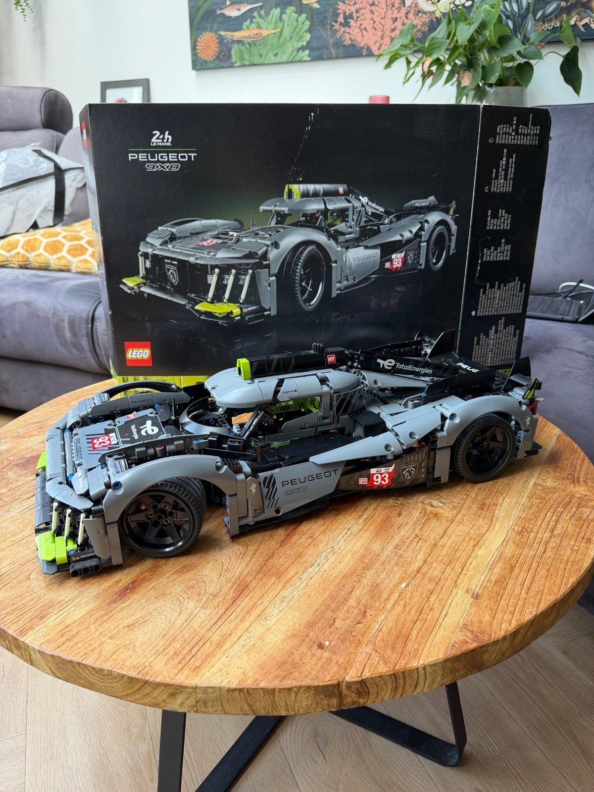 Lego Technic Peugeot 9X8 24H Le Mans Hybrid Hypercar, Ophalen, Zo goed als nieuw, Overige merken