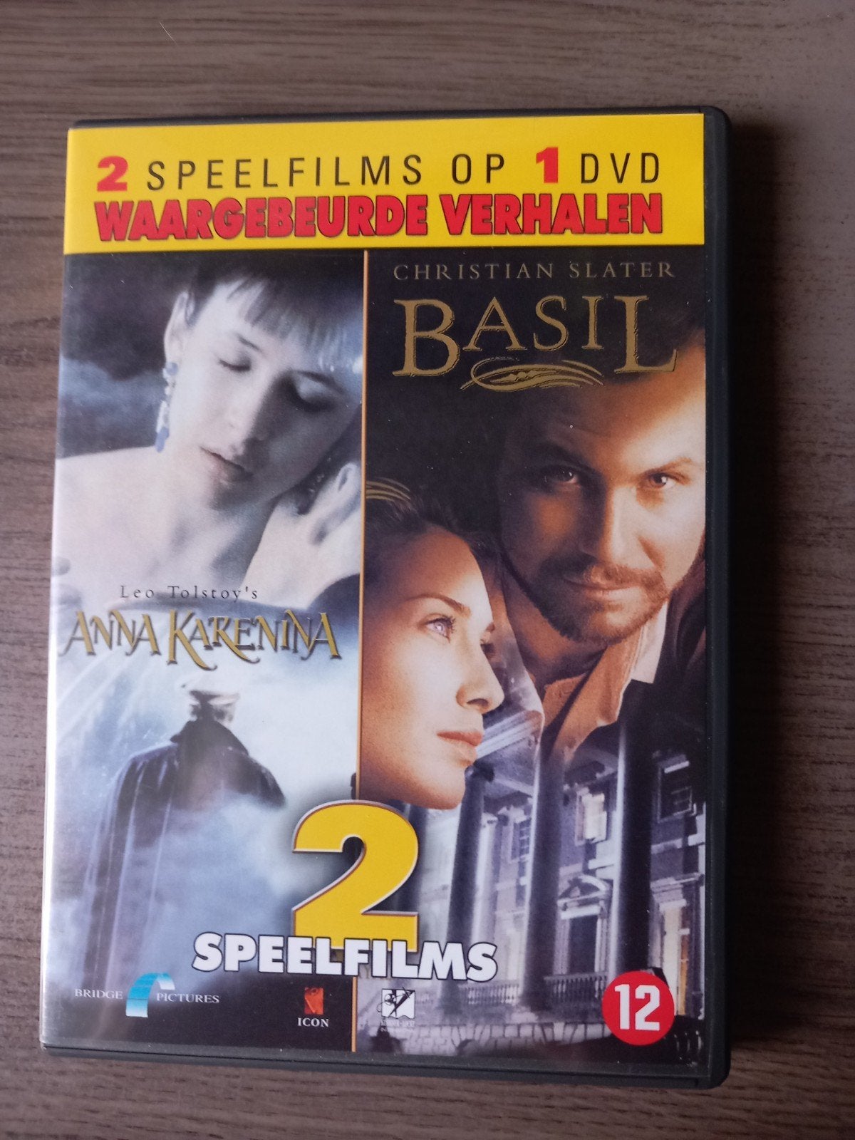 2 Speelfilms op 1 DVD Anna Karenina & Basil (Waargebeurde V, Ophalen of Verzenden, Zo goed als nieuw