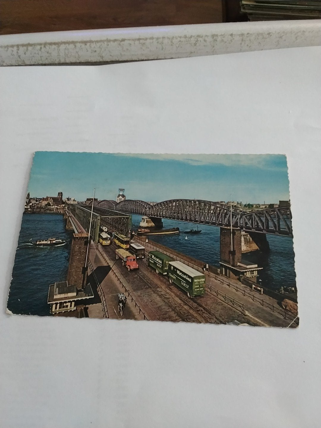 Oude ansichtkaart Rotterdam Maasbruggen, Verzamelen, Ansichtkaarten | Nederland, Ophalen of Verzenden, Zuid-Holland
