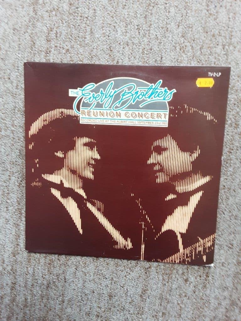 vinyl dubbel lp The Everly Brothers reunion concert, Gebruikt, Originele persing, Ophalen of Verzenden, 12 inch